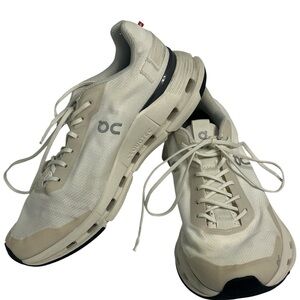 On Running Cloudnova Sneakers Ivory White Women’s Size 8 EU 39